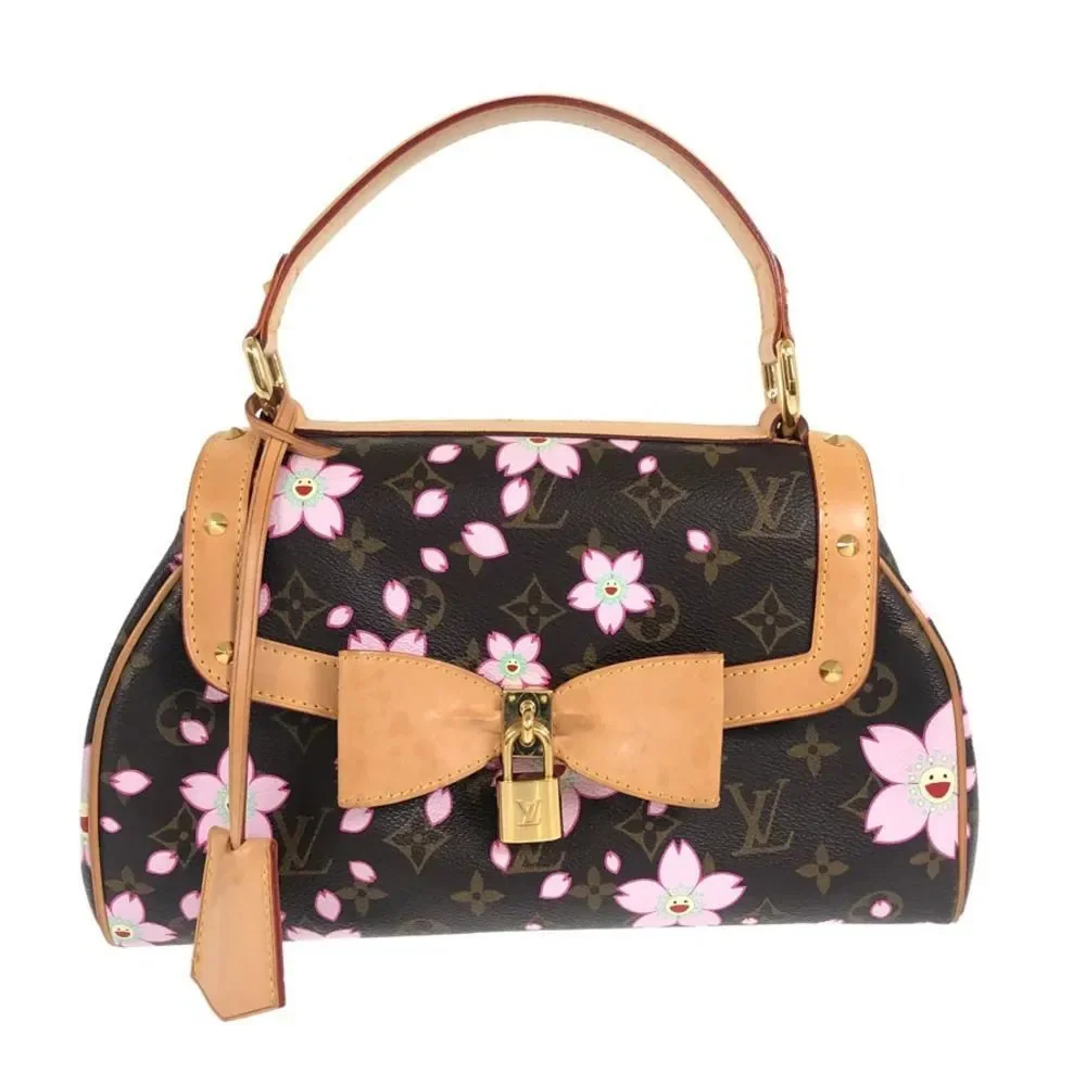 Louis Vuitton Cherry Blossom Sac Retro Handbag black - Picture 14 of 14